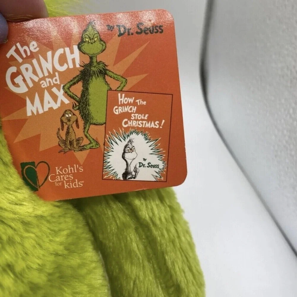 Dr Seuss How The Grinch Stole Christmas Book And‎ NWT Plush